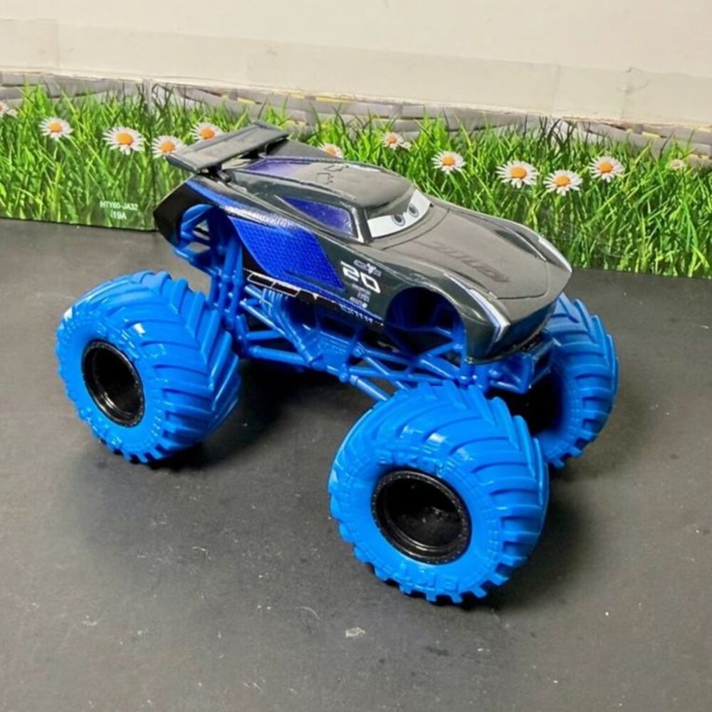 Disney Pixar Cars Custom Monster Truck Jackson Storm Monster Jam Plastic Body
